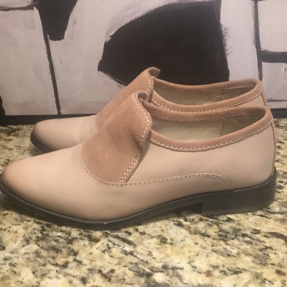 Free People Brady Natural Tan Leather Loafers Flats size 36/US 6 - Picture 5 of 15